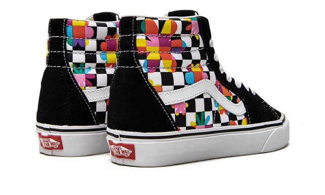 Vans SK8-Hi "Cuadro de cuadros florales"