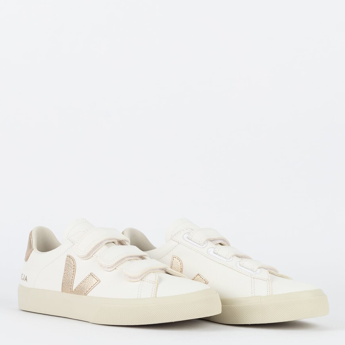 Zapatos Veja Chromefree Leather Extra White Platine