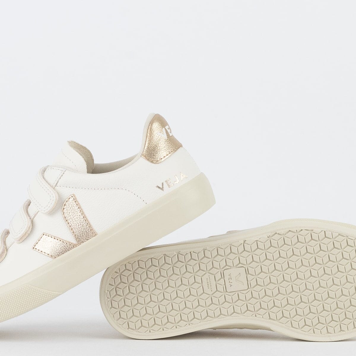 Zapatos Veja Chromefree Leather Extra White Platine