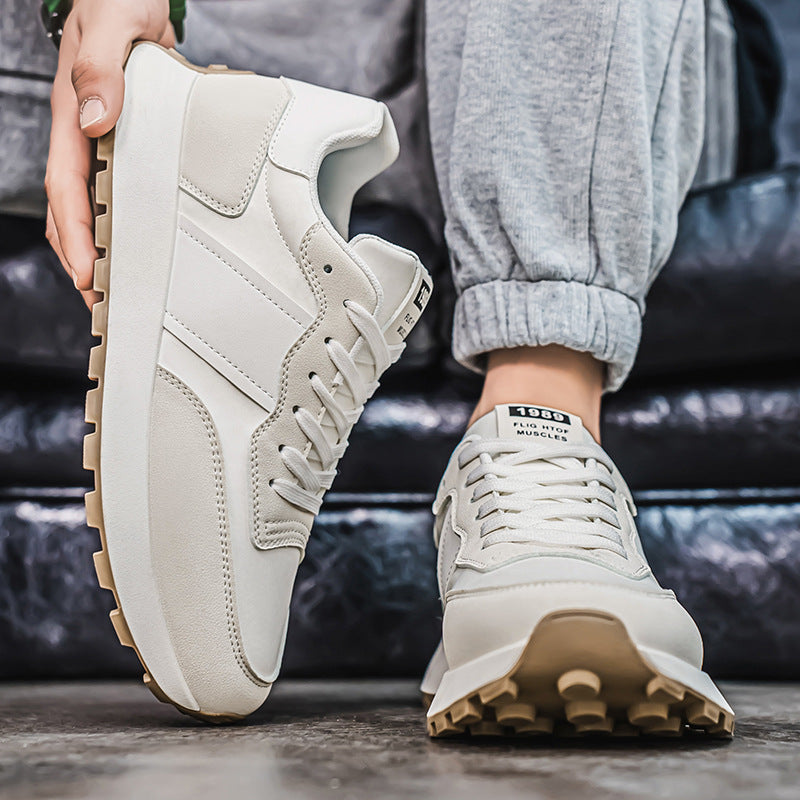 beige casual sneakers