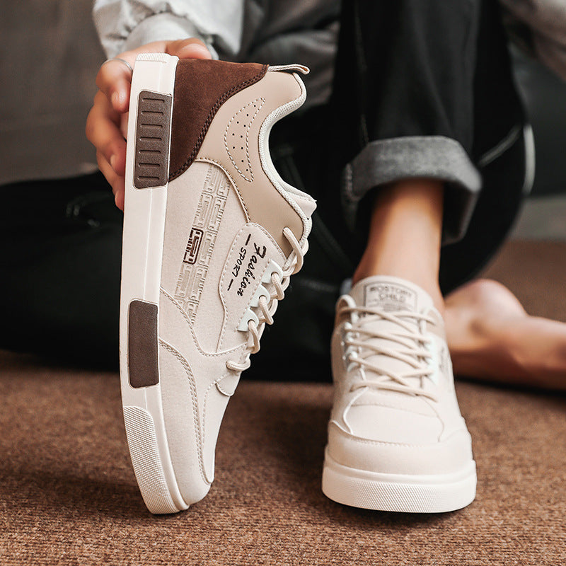 modern brown sneakers