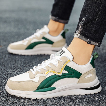 green casual sneakers