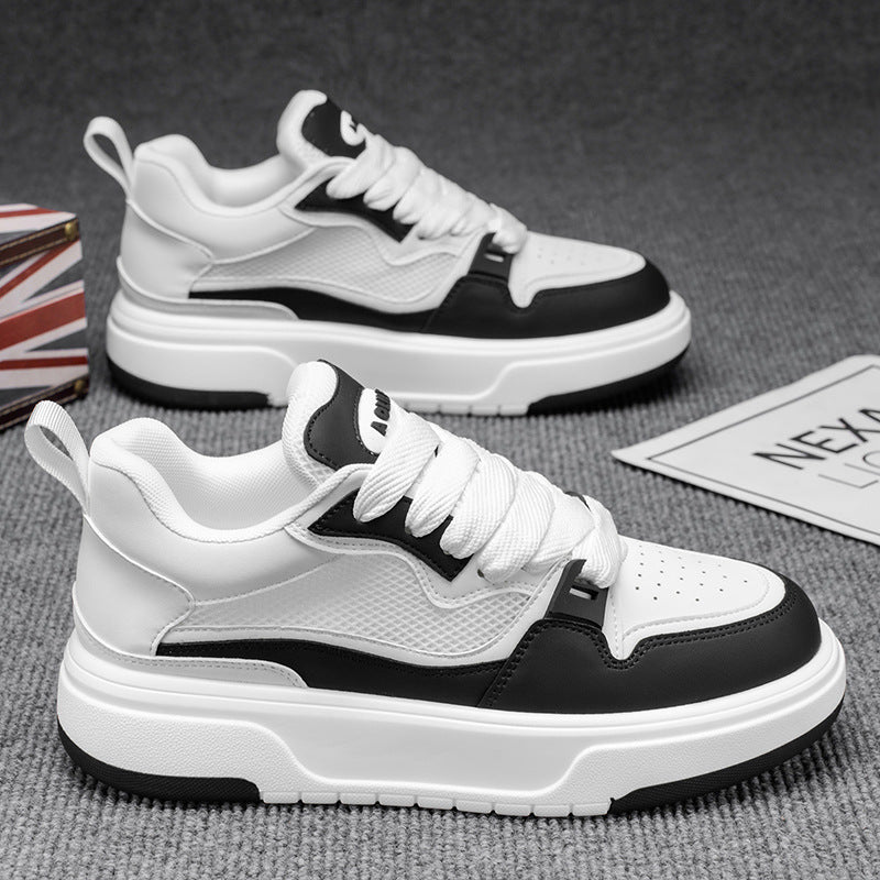 black and white sneakers