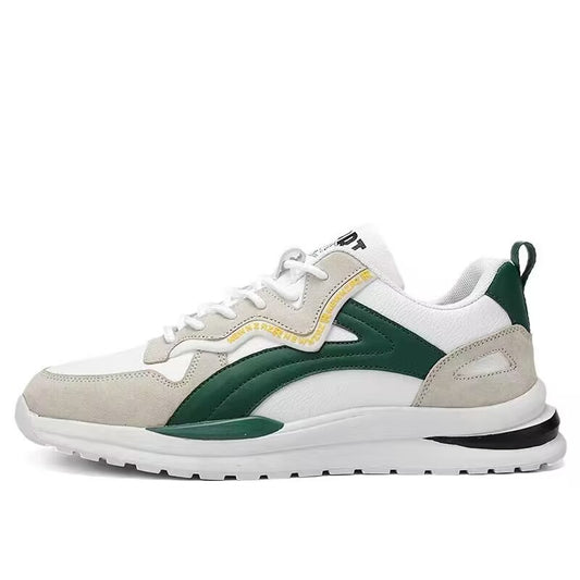 green casual sneakers
