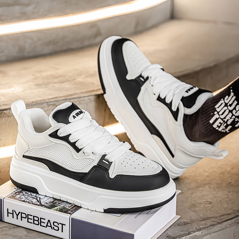 black and white sneakers