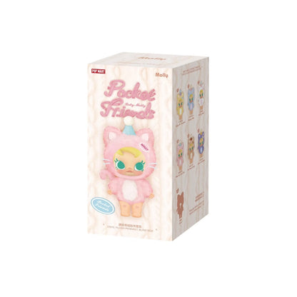 POP MART Baby Molly Pocket Friends Series Vinyl Plush Pendant (6 Blind Boxes)