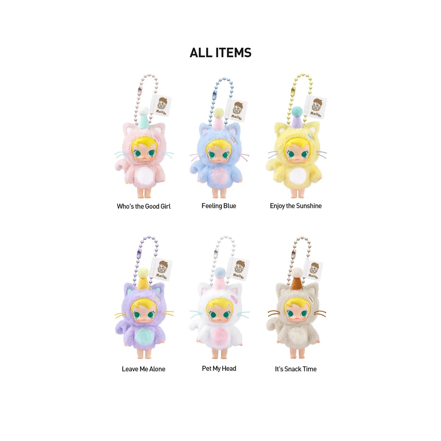 POP MART Baby Molly Pocket Friends Series Vinyl Plush Pendant (Single Blind Box)