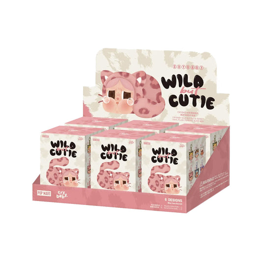 POP MART CRYBABY Wild but Cutie Series Vinyl Plush Pendant (6 Blind Boxes)