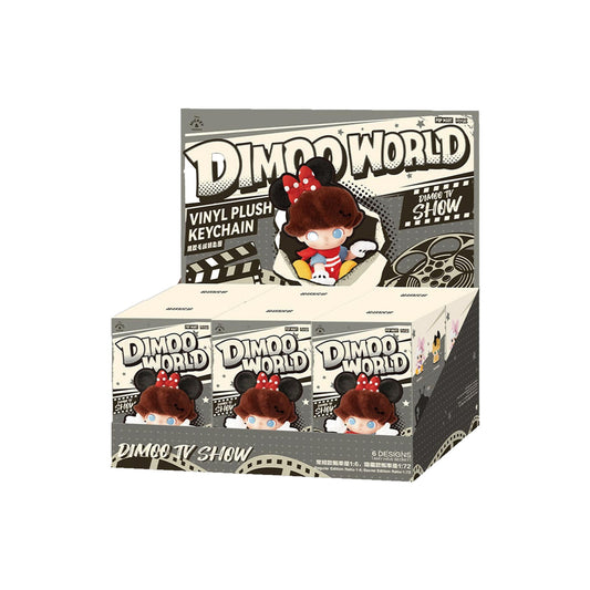 Llavero de peluche de vinilo POP MART DIMOO World x Disney Series (caja sellada, 6 cajas sorpresa) (2025)