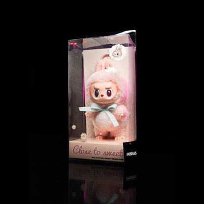 POP MART LABUBU Mokoko Close to Sweet Vinyl Plush Doll Pendant Keychain