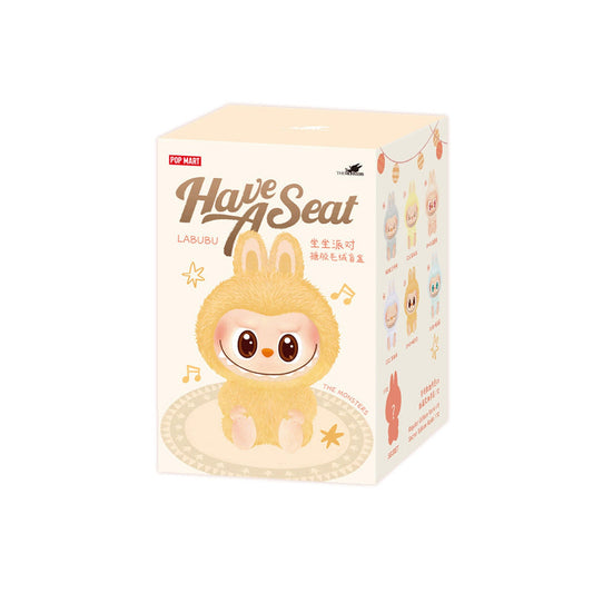 POP MART LABUBU The Monsters Have a Seat Vinyl Plush Blind Box (Single Box)