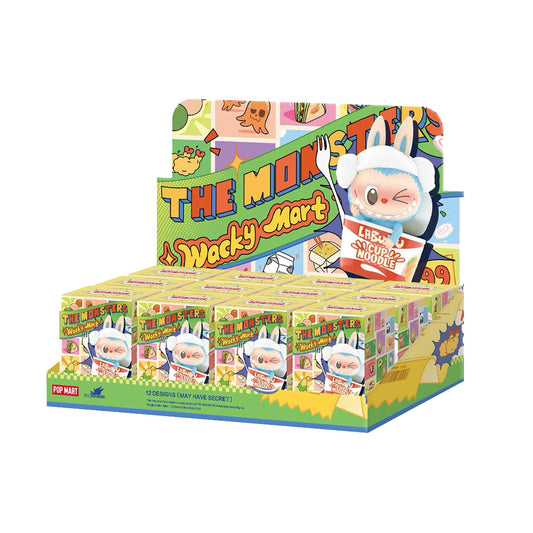 POP MART Labubu The Monsters Wacky Mart Series Figure Sealed Case (12 Blind Boxes)