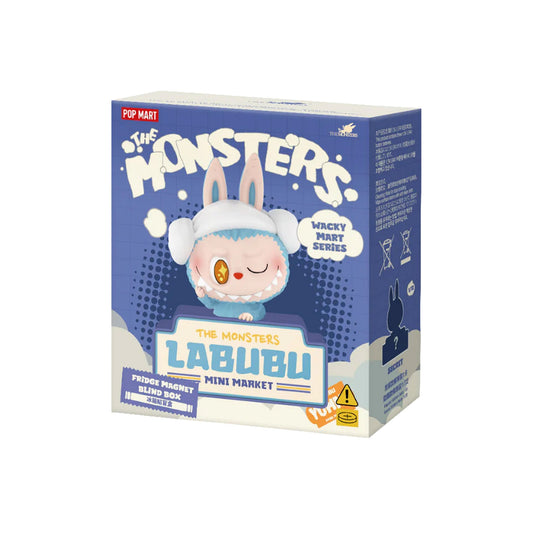 POP MART Labubu The Monsters Wacky Mart Series Fridge Magnet Sealed Case (Single Blind Box)