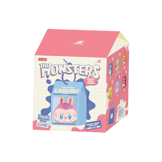 POP MART Labubu The Monsters Wacky Mart Series Squishy Charm Sealed Case (Single Blind Box)