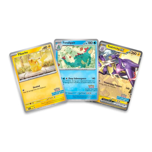 Carta promocional del Concurso de Ilustración de JCC Pokémon 2024
