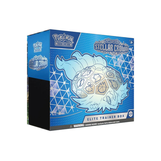 Caja de Entrenador Élite Corona Estelar Escarlata y Violeta de JCC Pokémon