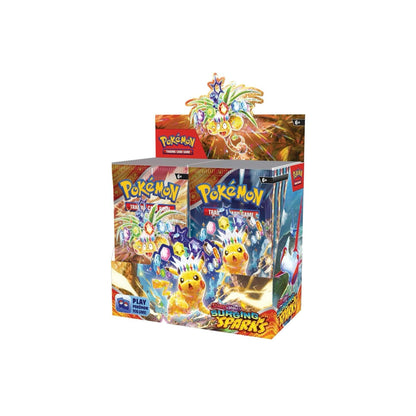 Caja de sobres de Chispas Emergentes de Pokémon TCG Escarlata y Violeta (36 sobres)