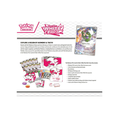 Pokémon Escarlata y Violeta: Caja de Entrenador Élite de Llamarada Blanca (2025)