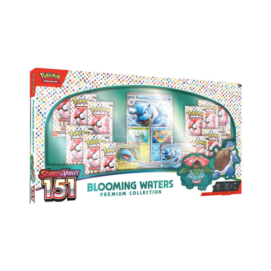 Colección Premium Aguas Florecientes 151 de JCC Pokémon (12 sobres)