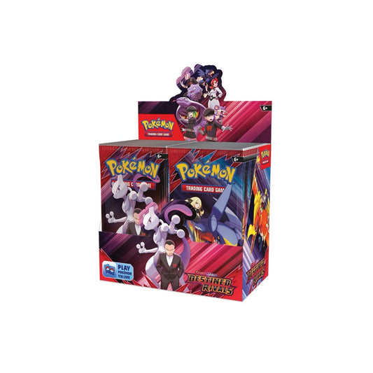 Caja de presentación de sobres de Rivales Destinados de Pokémon TCG Escarlata y Violeta (36 sobres)