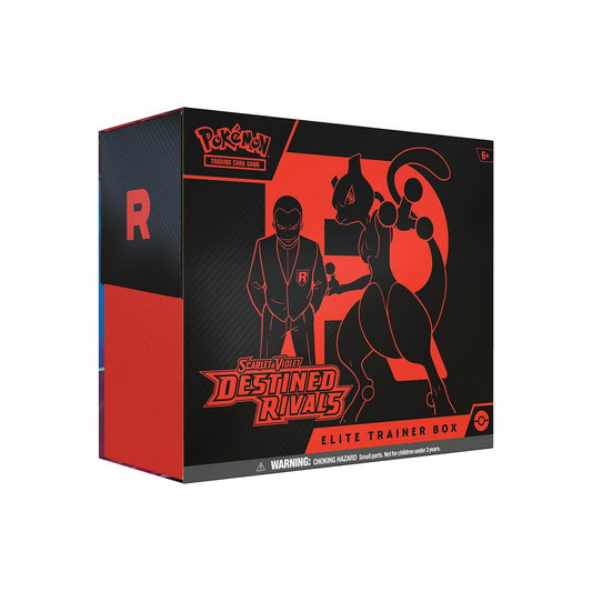 Caja de Entrenador Élite de Destined Rivals Escarlata y Violeta de JCC Pokémon