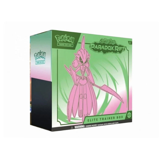 Caja de Entrenador Élite de la Grieta Paradoja Escarlata y Violeta de JCC Pokémon (Iron Valiant)