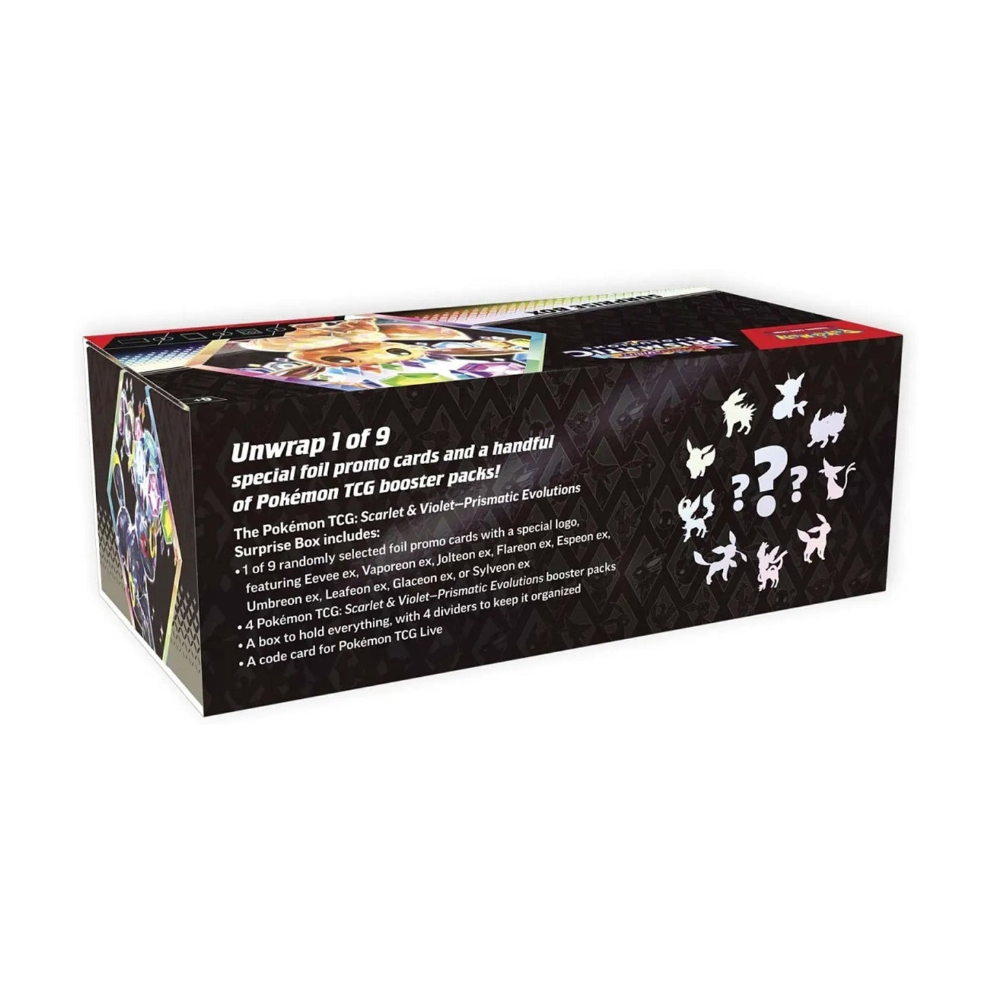 Caja sorpresa de evoluciones prismáticas de Scarlet y Violet de Pokémon TCG