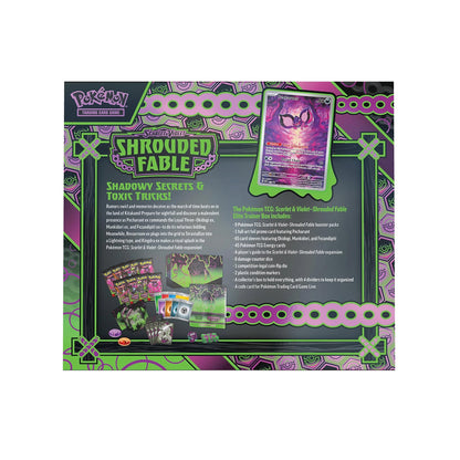 Caja de Entrenador Élite del Centro Pokémon de Fábula Shrouded de Escarlata y Violeta de JCC Pokémon