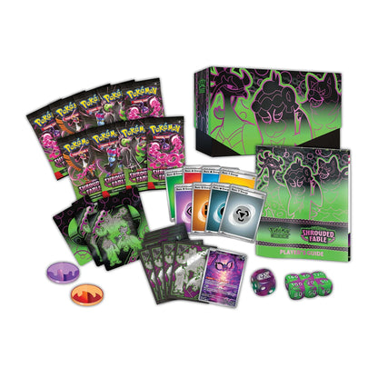 Caja de Entrenador Élite del Centro Pokémon de Fábula Shrouded de Escarlata y Violeta de JCC Pokémon