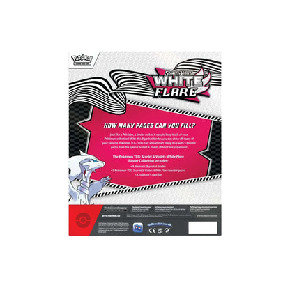 Colección de carpetas de cartas de Pokémon TCG Scarlet &amp; Violet White Flare