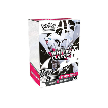 Paquete de refuerzo de Llamarada Blanca Escarlata y Violeta de JCC Pokémon (6 sobres)