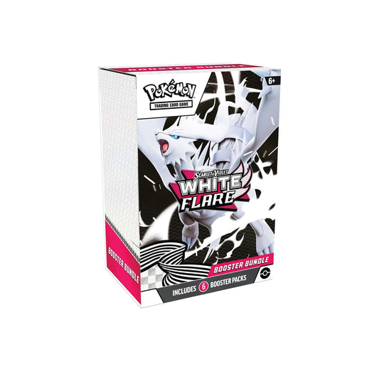 Paquete de refuerzo de Llamarada Blanca Escarlata y Violeta de JCC Pokémon (6 sobres)