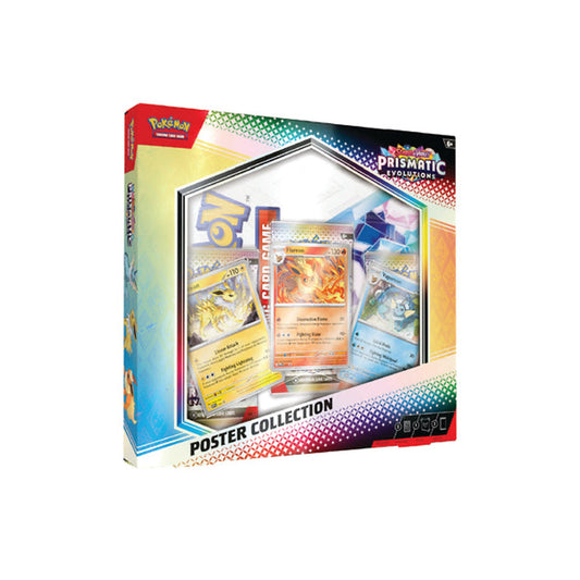Colección de pósteres de las evoluciones prismáticas de Escarlata y Violeta de Pokémon TCG