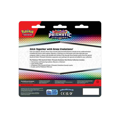 Pokémon TCG: Scarlet and Violet Prismatic Evolution Tech Sticker Collection