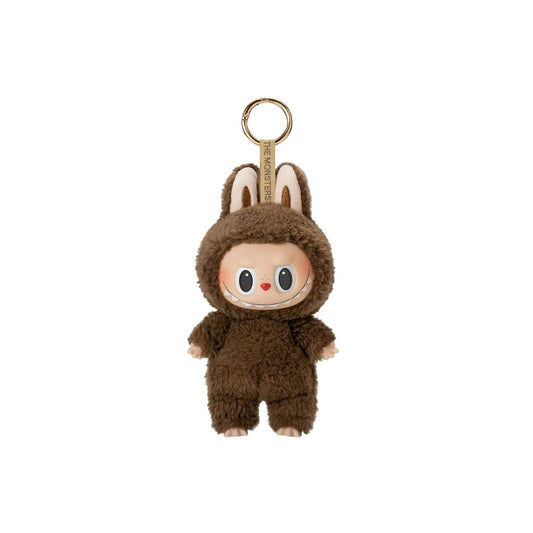 POP MART Labubu The Monsters Tasty Macarons Chestnut Cocoa Vinyl Plush Pendant