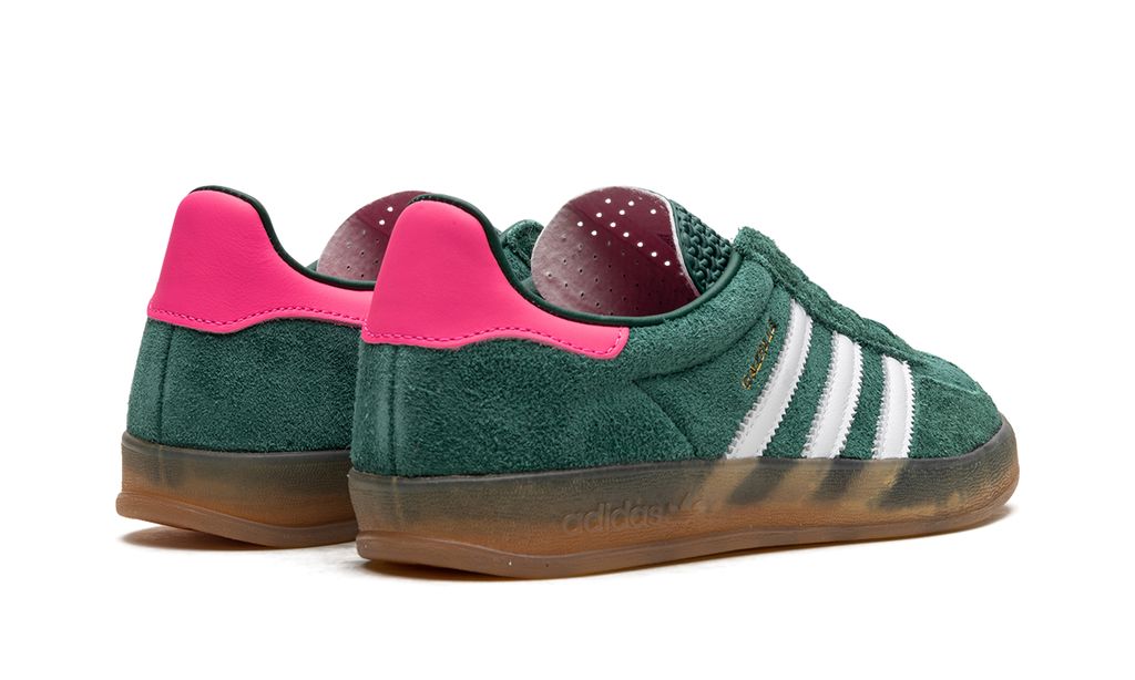 Adidas Gazelle Indoor Verde Colegial Rosa Lúcido