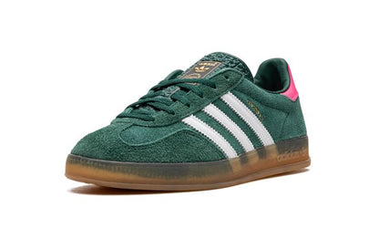 Adidas Gazelle Indoor Verde Colegial Rosa Lúcido