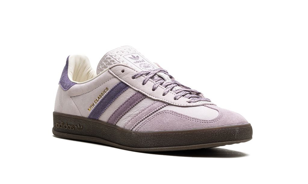 Adidas Gazelle Indoor Kith Classics Program, color morado ceniza