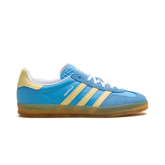 Adidas Gazelle Indoor Semi Azul Burst Casi Amarillo