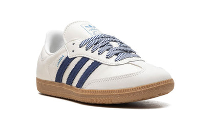 Adidas Samba Off White Azul Oscuro