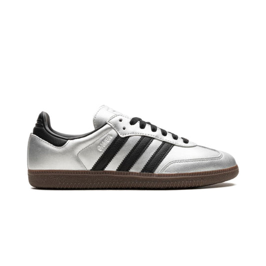 Adidas Samba Plata Metalizado Negro Goma
