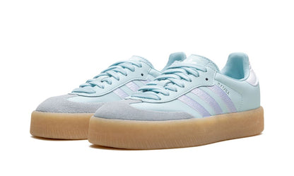 Adidas Sambae Almost Blue Silver Metallic Gum 