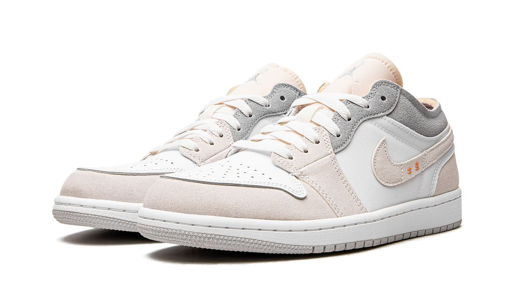Air Jordan 1 Low Inside Out Crema Blanco Gris Claro 