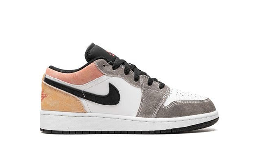 Jordan 1 Low Schwarz Grau Rosa