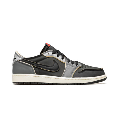 Jordan 1 Low Negro Gris Humo 