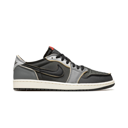 Jordan 1 Low Schwarz Rauchgrau 