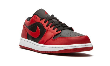 Jordan 1 Low Bred Toe Rojo 
