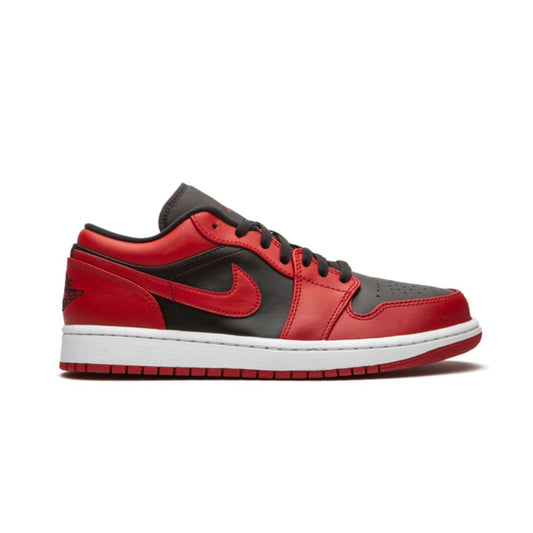 Jordan 1 Low Bred Toe Rojo 