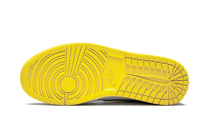 Jordan 1 Mid Yellow Toe Schwarz 