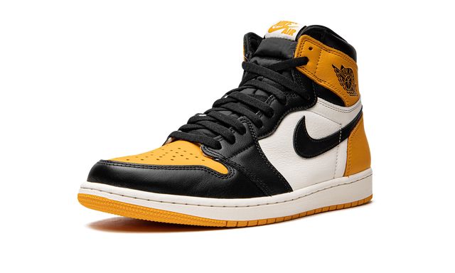 Jordan 1 Retro High Taxi Gelbe Zehenpartie